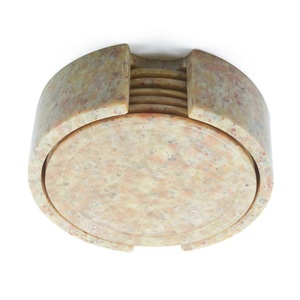 Juego de posavasos de Esteatita natural a un precio razonable Decoración sostenible hecha a mano para el hogar en Nuevo diseño Hecho EN LA India - Product Image 3