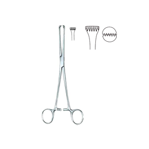 Fórceps de tejido Thoms-Allis de acero inoxidable de alta calidad, 6x7 dientes, 20cm / 8 ", fabricante de instrumentos quirúrgicos - Product Image 5