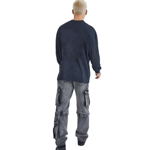 Venta caliente 100% camisas formales de punto de algodón de manga corta de ajuste personalizado cuello alto antiarrugas hombres tamaño Regular - Product Image 6