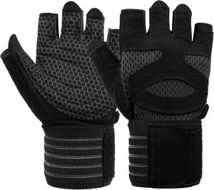 Gants de musculation respirants et épais antidérapants pour l'entraînement, la musculation, le sport, la salle de sport, l'exercice physique, la remise en forme - Product Image 2