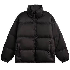 Chaqueta acolchada aislada de invierno neutral para parejas jóvenes con cierre de cremallera y diseño de forro informal de calle - Product Image 1