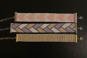 2025 Latest Design Embroidery Women Jewelry <b>Bracelets</b> Necklaces Fashionable Wedding Gifts with Stone Beads Stylish for Women - Product Image 4