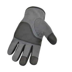 Prix d'usine direct Service OEM Gants de travail de conducteur en cuir de vachette de qualité A Gants de travail de conduite de sécurité respirants personnalisés - Product Image 3