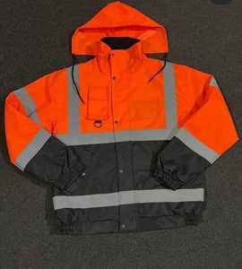 Reflective Wholesale 100% Polyester Backing High Visibility Reflective Fabric Vest Reflective <b>Cloth</b> Detachable Burr Style - Product Image 1
