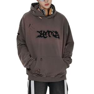 2024 Tie Dye hommes pull à capuche sweats ample décontracté à manches longues avec poches 100% coton pour l'hiver - Product Image 1