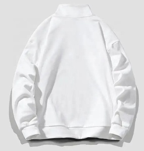 Sweat-shirts d'hiver pour hommes à demi-zip, design et logo personnalisés, coupe classique, pull-over avec poche, tissu polaire de haute qualité, fabriqué au Pakistan - Product Image 2