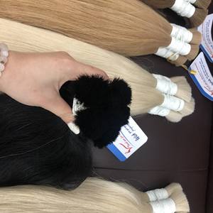 Expédition dans le monde entier couleurs personnalisables extensions de cheveux humains en vrac vietnamiens prix de gros de l'usine du Vietnam - Product Image 5