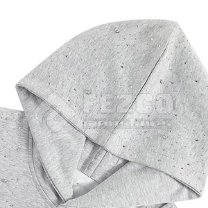 เสื้อฮู้ดผ้าโพลีเอสเตอร์/ ผ้าฝ้ายขนแกะแบบคลาสสิกสำหรับผู้ชายดีไซน์ไม่ซ้ำใครสไตล์ลำลองระบายอากาศแบบสวมหัว - Product Image 4