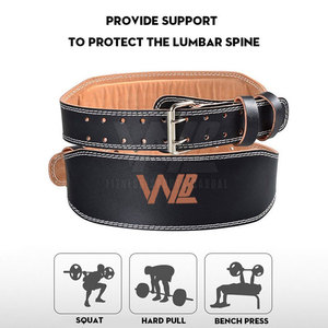 Ceinture de musculation en cuir de vachette sur mesure de qualité supérieure, protection professionnelle pour l'haltérophilie, l'entraînement en salle de sport, la compression et le fitness personnalisé - Product Image 4