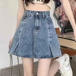 Jupe taille haute pour femme avec nouvelle enveloppe cargo de poche à breloques Design Y2K - Product Image 1