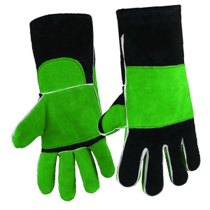 Gants de travail de soudage résistants à la chaleur en cuir de vachette de qualité A Nouveau dernier design Gants de travail de soudeur de sécurité générale Porpose - Product Image 3