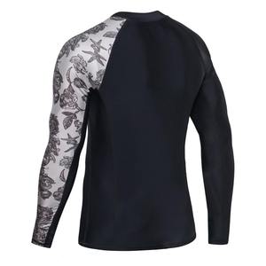 Wholesale Long Sleeve <b>Compression</b> <b>Shirt</b> for Men Custom Logo High Quality Rash Guard for Training and Fitness - Product Image 3