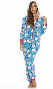 Respirant grande taille femmes Onesie pyjamas chaud polaire 100% coton personnalisable de haute qualité - Product Image 5