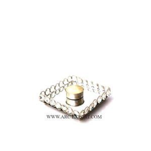 Marvelous Designing Metal Gold Polished Crystal Table Decoration Votive <b>Candle</b> <b>Holder</b> Greatest Quality Medium Size Lights Votive - Product Image 5