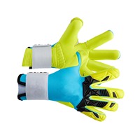 Sarung Tangan Kiper Sepak Bola Profesional untuk Pemuda, Dapat Disesuaikan dengan Perekat Hook Loop, Bahan PU Latex Bernapas, Anti Selip, Pelindung Jari
