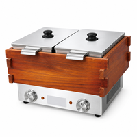 Cuisinière Oden de comptoir professionnelle en acier inoxydable, marmite à soupe pour snack-bars et magasins de proximité