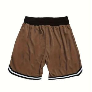 High Quality Polyester Mens Mesh <b>Shorts</b> Custom Logo Print <b>5</b> <b>Inch</b> <b>Inseam</b> Mid Solid Design Sporty Wholesale Basketball Plain Dyed - Product Image 5