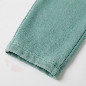 Survêtement en molleton à capuche délavé à l'acide pour homme – Qualité supérieure, couleur unie personnalisable, respirant, style hiver - Product Image 6