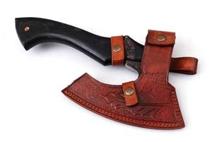 Hache de Bâtisseur en Acier à Haute Teneur en Carbone Forgée à la Main, Qualité Industrielle, Manche en Bois Personnalisé OEM, Tête Barbe, Longueur 500mm - Product Image 4