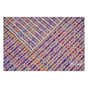 Durable Wool Handwoven Area <b>Rug</b> with Geometric and Abstract Designs for Living Room, Bedroom, Office and Elegant Homes - Product Image 2