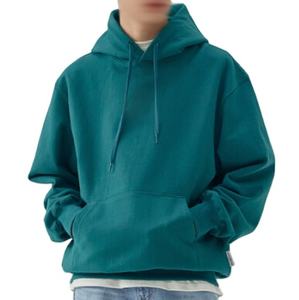 Pull à capuche épais 100% coton de qualité luxueuse pour hommes Impression bouffante Streetwear d'hiver surdimensionné Brodé sur mesure - Product Image 5
