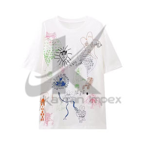 Camisetas bordadas personalizadas para mujer-Premium, ajuste cómodo con bordado personalizado, perfecto para la moda - Product Image 1