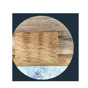 Diseño Mármol y madera Lazy Susan Madera diferente Color natural y diseño de madera Mármol Lazy Susan India Fabricación - Product Image 5