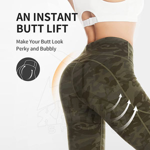 เลกกิ้งออกกำลังกายของผู้หญิงเอวยางยืดกางเกงเลคกิ้งสำหรับเล่นโยคะ - Product Image 5