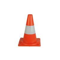Cône de signalisation routière en PVC H30 de la marque Europarts Italie pour machines de marquage routier 0,5 kg Garantie de 3 mois