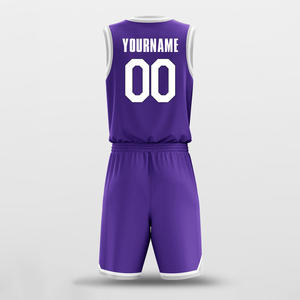 Uniforme de basket-ball personnalisé de haute qualité, ensemble de maillot et de short de basket-ball, sublimé, vente en gros, OEM, vêtements de sport respirants à séchage rapide - Product Image 3
