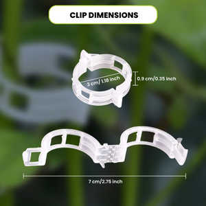 Agricultural Plastic Garden Clips Plant <b>Support</b> Trellis and Vine Clips for <b>Tomatoes</b> Vegetables <b>Tomato</b> Clips for Garden <b>Support</b> - Product Image 3