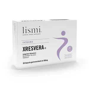 XRESVERA+ MADE IN ITALY FOOD SUPPLEMENT 30 CPR ANTIOXIDANT ACTION COMPLETE PROTECTION OF THE CARDIOVASCULAR SYSTEM