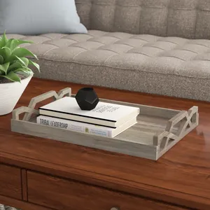 Bandeja Decorativa de Madera Moderna de Lujo, Estilo Art Deco, Hecha a Mano, Decoración de Tendencia, Bandeja para Encimera de Cocina, Arte Decorativo de Pared, Decoración Navideña para el Hogar - Product Image 5