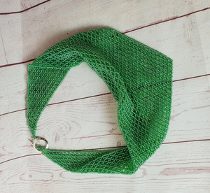 Beaded Detachable Bib Choker Collar Green <b>Braided</b> Seed <b>Bead</b> Necklace - Product Image 2