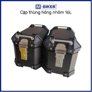 กล่องข้างอะลูมิเนียมแท้ MBiker 16 ลิตร สำหรับใส่สัมภาระและใช้กับรถจักรยานยนต์ รุ่น TNH16.X0.0001 - Product Image 3
