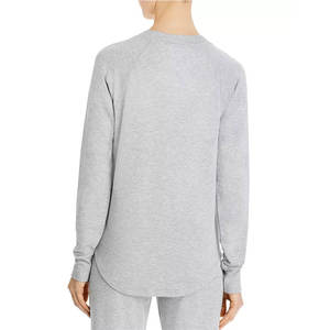 Pull d'hiver pour femmes 100% coton respirant à col rond avec logo personnalisé Sweat-shirt pull-over Vente en gros sur mesure - Product Image 4