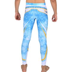 Mallas de Yoga con cintura elástica para hombre, mallas transpirables antibacterianas de secado rápido, ropa de gimnasio elástica de cuatro vías, mallas de entrenamiento, pantalones ajustados - Product Image 4