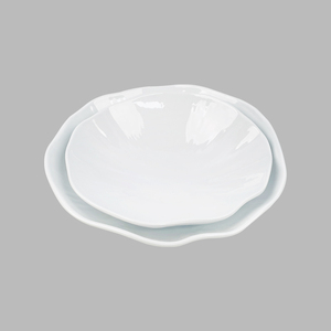 Nhà Hàng Tự Chọn Khách Sạn Hình Dạng Không Thường Xuyên Melamine Tấm Không Thể Phá Vỡ Trái Cây Món Salad, Bán Buôn Bền Phục Vụ Bộ Đồ Ăn - Product Image 1