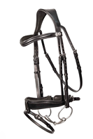 Bridon Anatomique en Cuir Anglais Premium pour Cheval - Design Personnalisable, Option Logo Personnalisé, Qualité Équestre Supérieure 100% Contrôlée