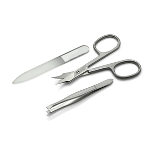 Juego de manicura de 3 piezas, tijeras de acero alemán para uñas, pinzas para lima de uñas y otros juegos de manicura de belleza - Product Image 3