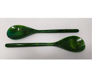 ชุดช้อนสลัดเรซิ่น เป็นมิตรกับสิ่งแวดล้อม ใช้กับเครื่องล้างจานได้ อุปกรณ์ทำสลัดสำหรับใช้ในบ้านและครัว ผลิตในอินเดีย - Product Image 6