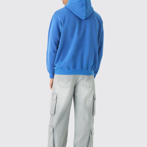 Vente en gros de sweats à capuche de haute qualité, personnalisés avec logo, en coton lourd 340G, surdimensionnés, impression numérique, 2 pièces, pour l'hiver - Product Image 3