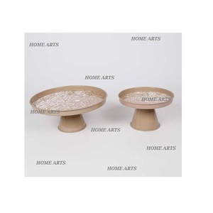 Lot de 2 supports à gâteaux de différentes tailles Trending Design Round Shape Cake Chocolates Server du fabricant en Inde - Product Image 1