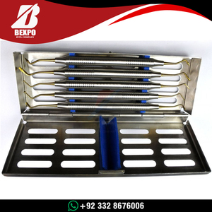 Juego de 6 Espátulas Manuales para Resina Compuesta Dental, Cabeza Recubierta de Titanio, Reutilizables, Instrumentos Quirúrgicos Gruesos - Product Image 5