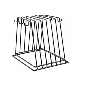 Soporte de metal de alta calidad para tabla de cortar, soporte para vajilla de cocina, almacenamiento, escurridor, estante, vajilla - Product Image 6