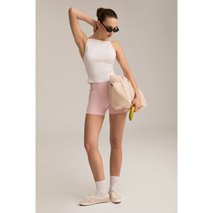 Urban Beat SERALA <b>Women's</b> Soft and Stretch Fabric Organic Cotton Back Low-Cut Strappy Blouse - Product Image 2