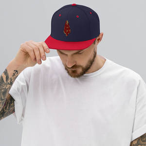 Cappello Snapback Alto con Ricamo 3D in Poliestere Cotone Mesh Mimetico Foglie Tropicali Leopardate Quadri Hip Hop Performance Pesca Sci - Product Image 1