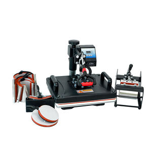 Presse à chaleur multifonctionnelle YH 8-en-1 pour la sublimation sur t-shirts, mugs, casquettes et assiettes - Product Image 1