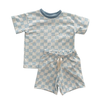 Ensembles de shorts et hauts pour enfants en coton biologique, ensembles de shorts pour enfants personnalisés, ensembles de vêtements d'été pour enfants, vêtements durables pour garçons
