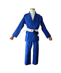 Combinaisons de Jiu-Jitsu Brésilien personnalisables en usine depuis 10 ans, classiques, 100% coton, légères, respirantes, extensibles, logo frontal - Product Image 2